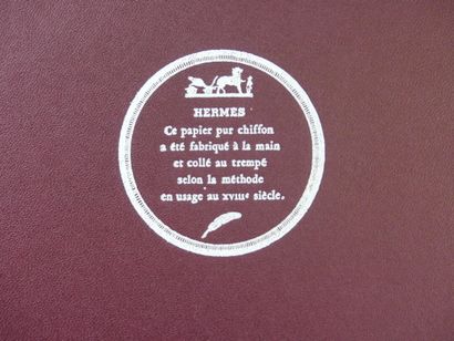 HERMES. Box containing 36 envelopes and 31...