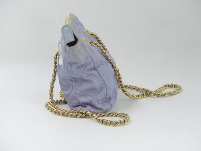 PRADA. Bag in lila quilted fabric, chain...