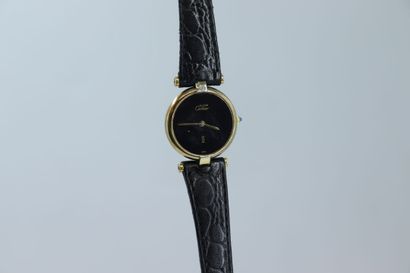 CARTIER, Must. Lady's wristwatch in silver...