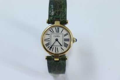 CARTIER, Must. Vendôme model. Lady's watch...