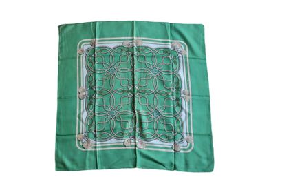 HERMES. Model marine knots. Silk square....