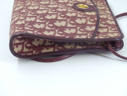 Christian Dior. Shoulder bag in damask canvas...
