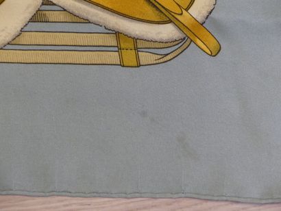 HERMES. Jumping model. Silk square designed...