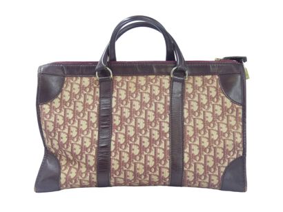 DIOR. Handbag 24 hours in burgundy leather...