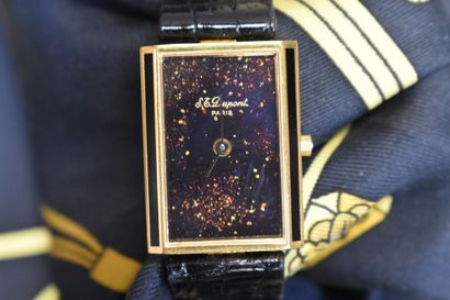 DUPONT. Ladies' watch in gold plated and...
