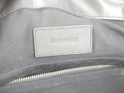 Zadig & Voltaire. Leather and skin bag, inside...