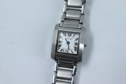 CARTIER. French Tank model. Ladies' watch...