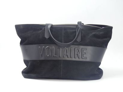 Zadig & Voltaire. Leather and skin bag, inside...