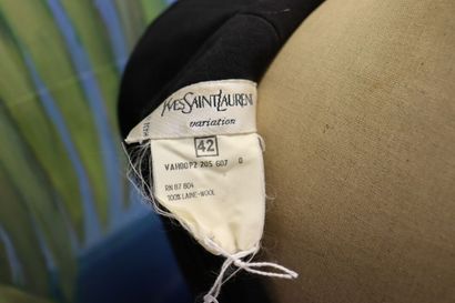 Yves Saint Laurent, Variation. Black wool...