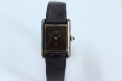 CARTIER Must. Tank model. Lady's watch in...