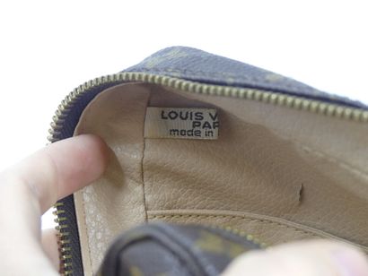 LOUIS VUITTON. Toilet bag in monogram canvas...