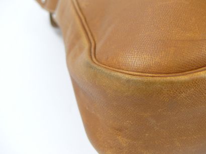 HERMES. Christine bag in courchevel gold...