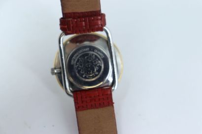 HERMES. Lady's watch in steel, quartz movement,...