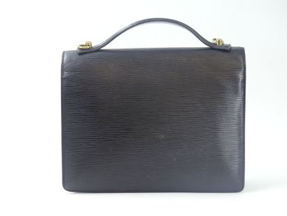 LOUIS VUITTON. Marceau bag in black epi leather,...