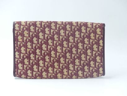 Christian Dior. Clutch in damask canvas and...
