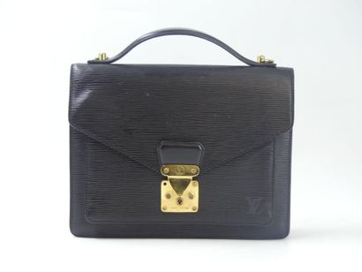 LOUIS VUITTON. Marceau bag in black epi leather,...