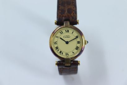 CARTIER, Must. Vendôme model. Lady's watch...