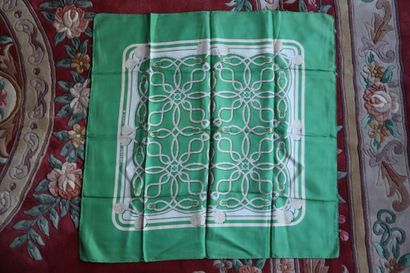 HERMES. Model marine knots. Silk square....