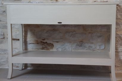 Console à trois tiroirs et un plateau en...