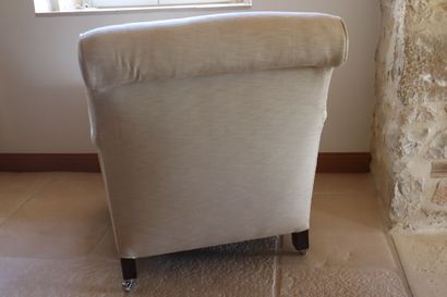 Fauteuil de salon avec un coussin d'assise...