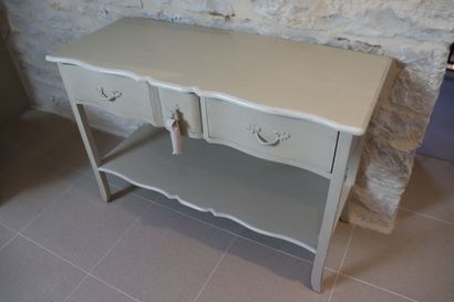 Console à trois tiroirs et un plateau en...