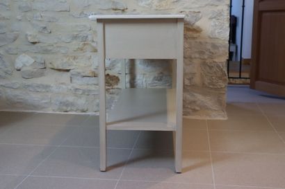 Console à trois tiroirs et un plateau en...