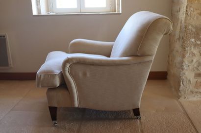 Fauteuil de salon avec un coussin d'assise...