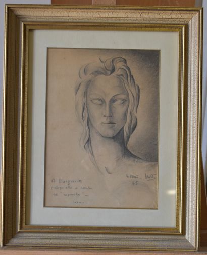 Ecole vietnamienne du XXe siècle. Femme au...
