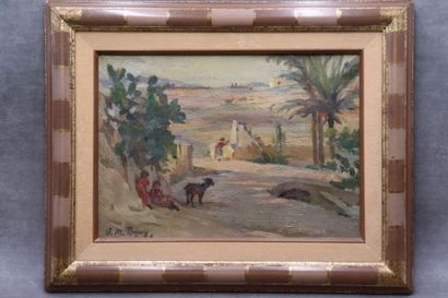 Paul Michel DUPUY (1869 - 1949) Sujet orientaliste,...