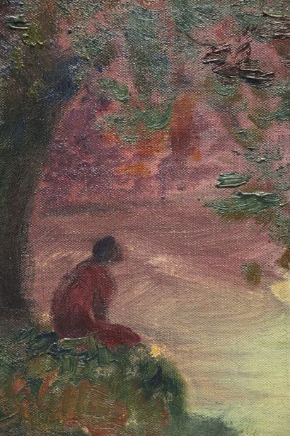 Maurice CHABAS (1862-1947), Personnage au...