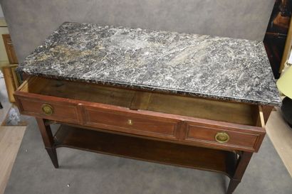 Jean DEMOULIN (1715-1798).
Console en acajou...