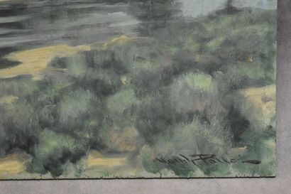 Claude PALLOT (1901-1987), Charbonnat, huile...