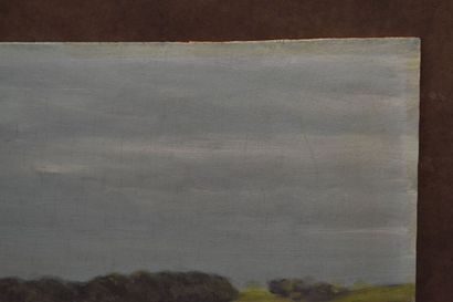 Claude PALLOT (1901-1987), Charbonnat, huile...