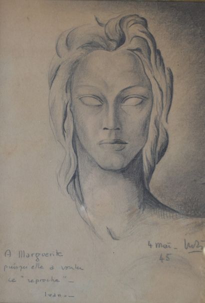 Ecole vietnamienne du XXe siècle. Femme au...