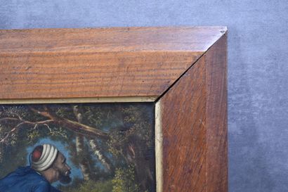 École du XXe siècle, Soldat camouflé, huile...