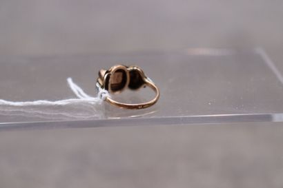 Bague plaqué or. TDD : 53