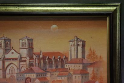 Jean DAPRAI (1929-2019), Les musiciens, huile...