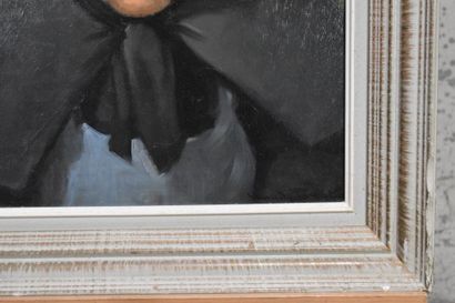 Claude PALLOT (1901-1987), Portrait de vieille...