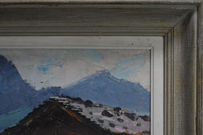 Raymond ROCHETTE (1906-1993), Chalet en bord...