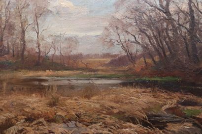 Raymond DESVARREUX (1876-1961) Paysage, huile...
