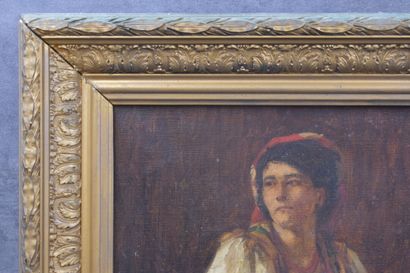 Gitane aux mains jointes,
Ecole du XXe siècle,...