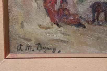 Paul Michel DUPUY (1869 - 1949) Sujet orientaliste,...