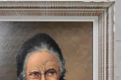 Claude PALLOT (1901-1987), Portrait de vieille...