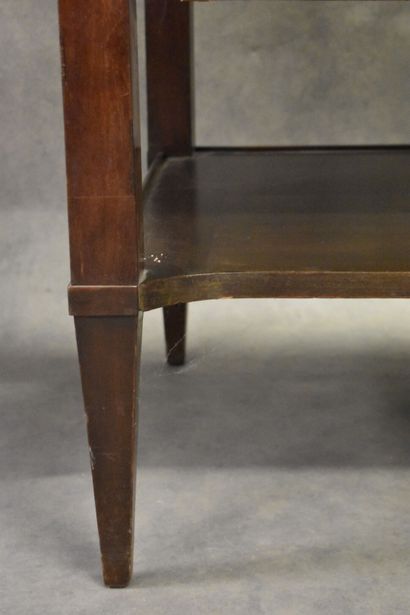 Jean DEMOULIN (1715-1798).
Console en acajou...