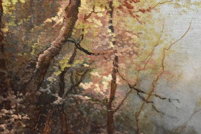 Honoré THEVENOT (XXème siècle), Automne dans...