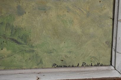 Raymond ROCHETTE (1906-1993), Barque en bord...