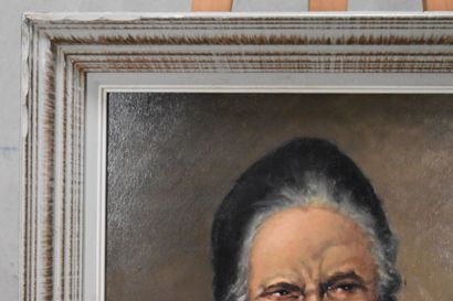 Claude PALLOT (1901-1987), Portrait de vieille...