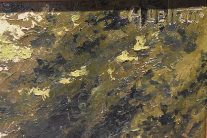 Arthur DELTOUR (1909-1989), Pont en pierre,...