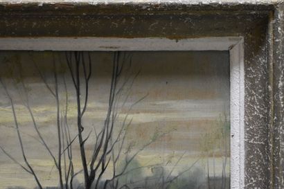 Claude PALLOT (1901-1987), Vue sur l'Arroux,...