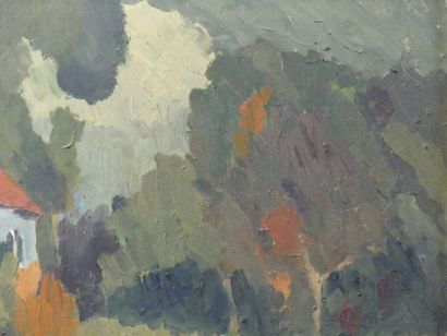 Betzy Maria Petrea LIBERT (1859-1944). Paysage,...